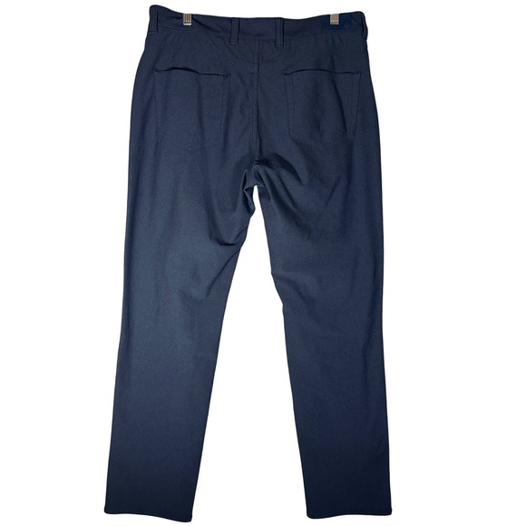 Peter Millar Charlotte Performance Trouser Mens 34x32 Navy Golf Chino MF23EB50FB - Picture 2 of 15
